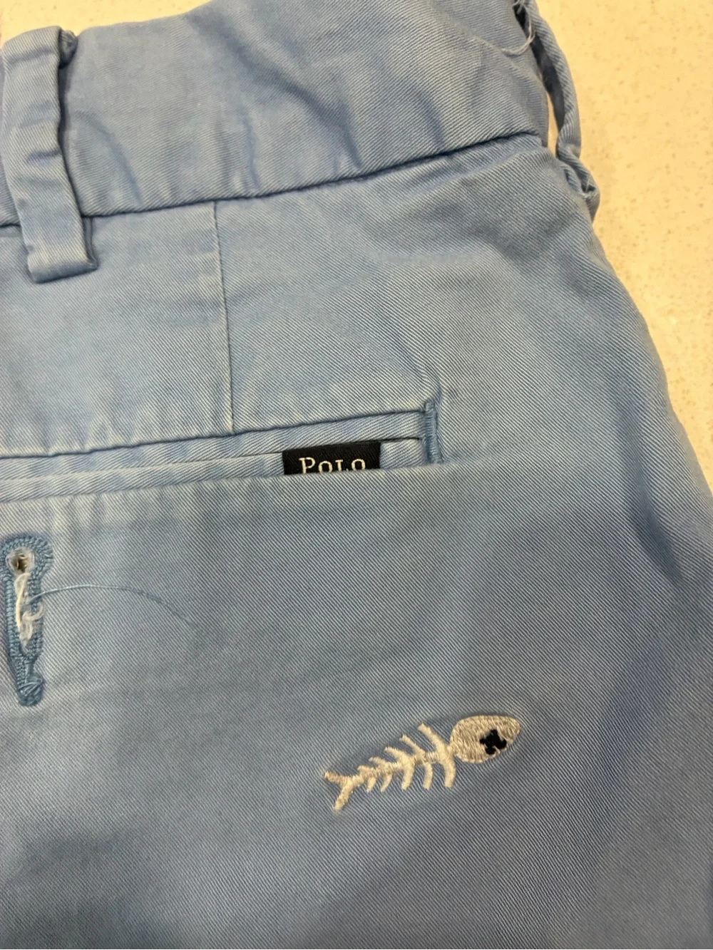 Polo Ralph Lauren Stretch Classic Fit Shark Embroidered Shorts